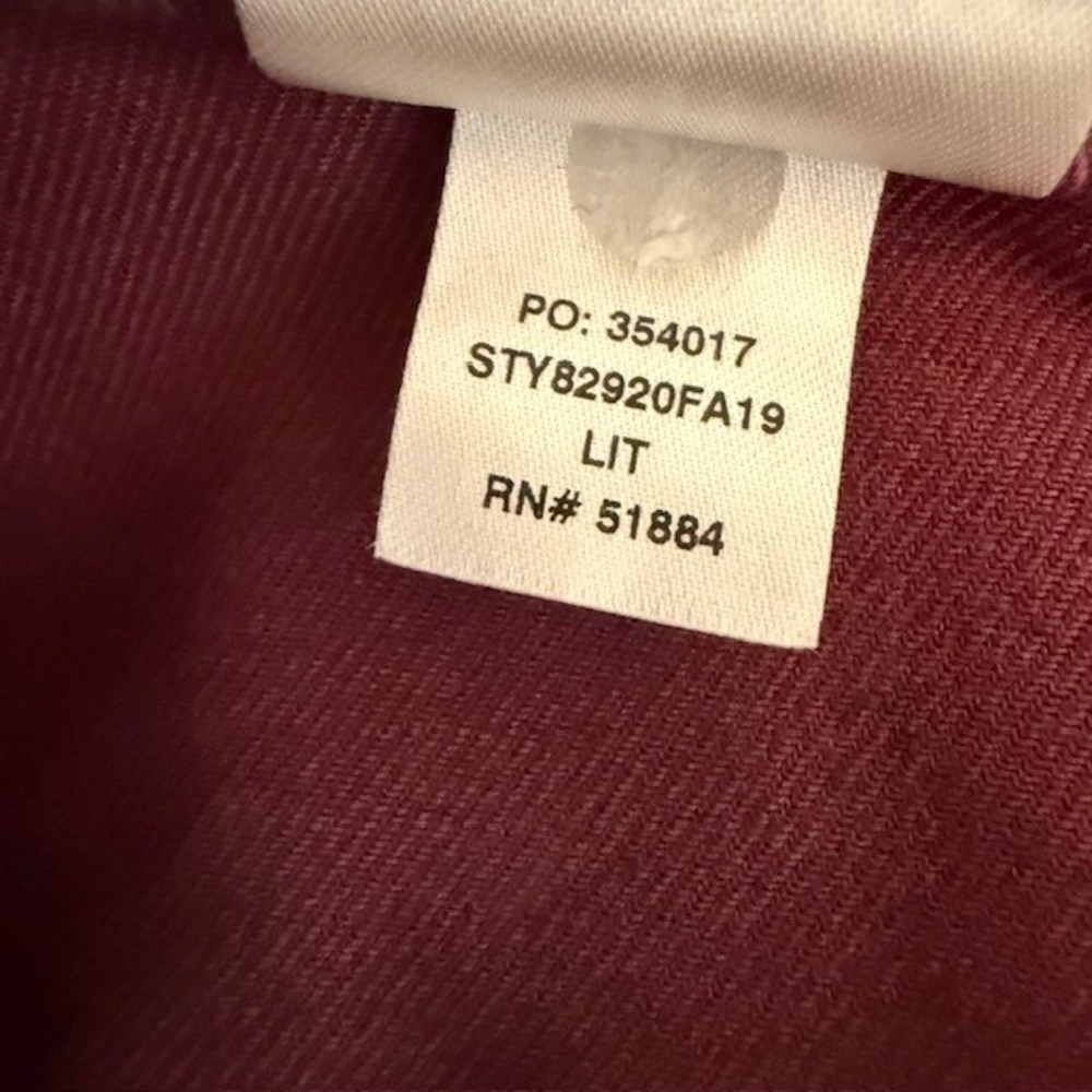 Patagonia‎ Escala Rock Pants Light Balsamic Burgundy Size 4 - Picture 9 of 14